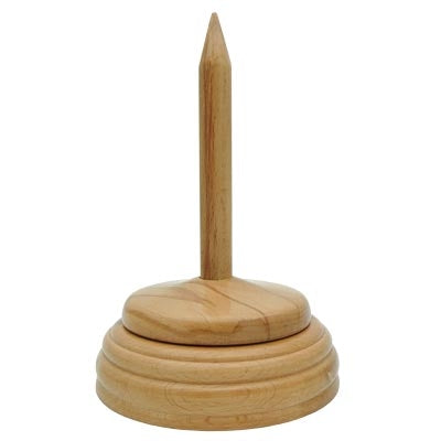 Yarn Spindle - Beech (Ridged)