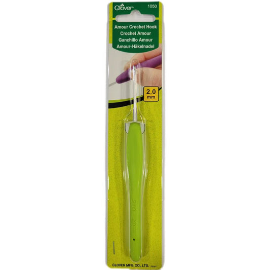 Clover Amour Crochet Hooks, 13.5cm (5.3"), Steel