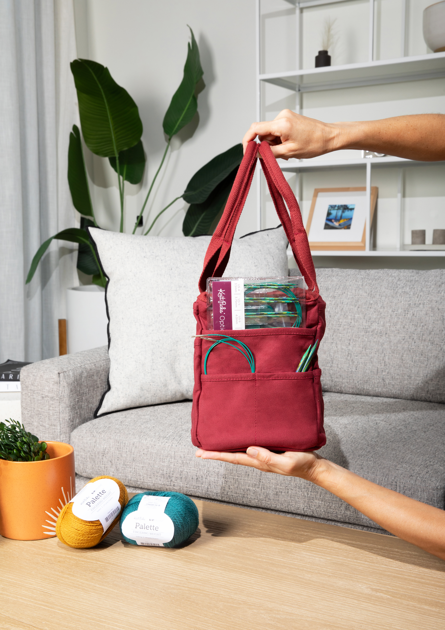 Soolla - Studio bag/Project bag - Blue Skies
