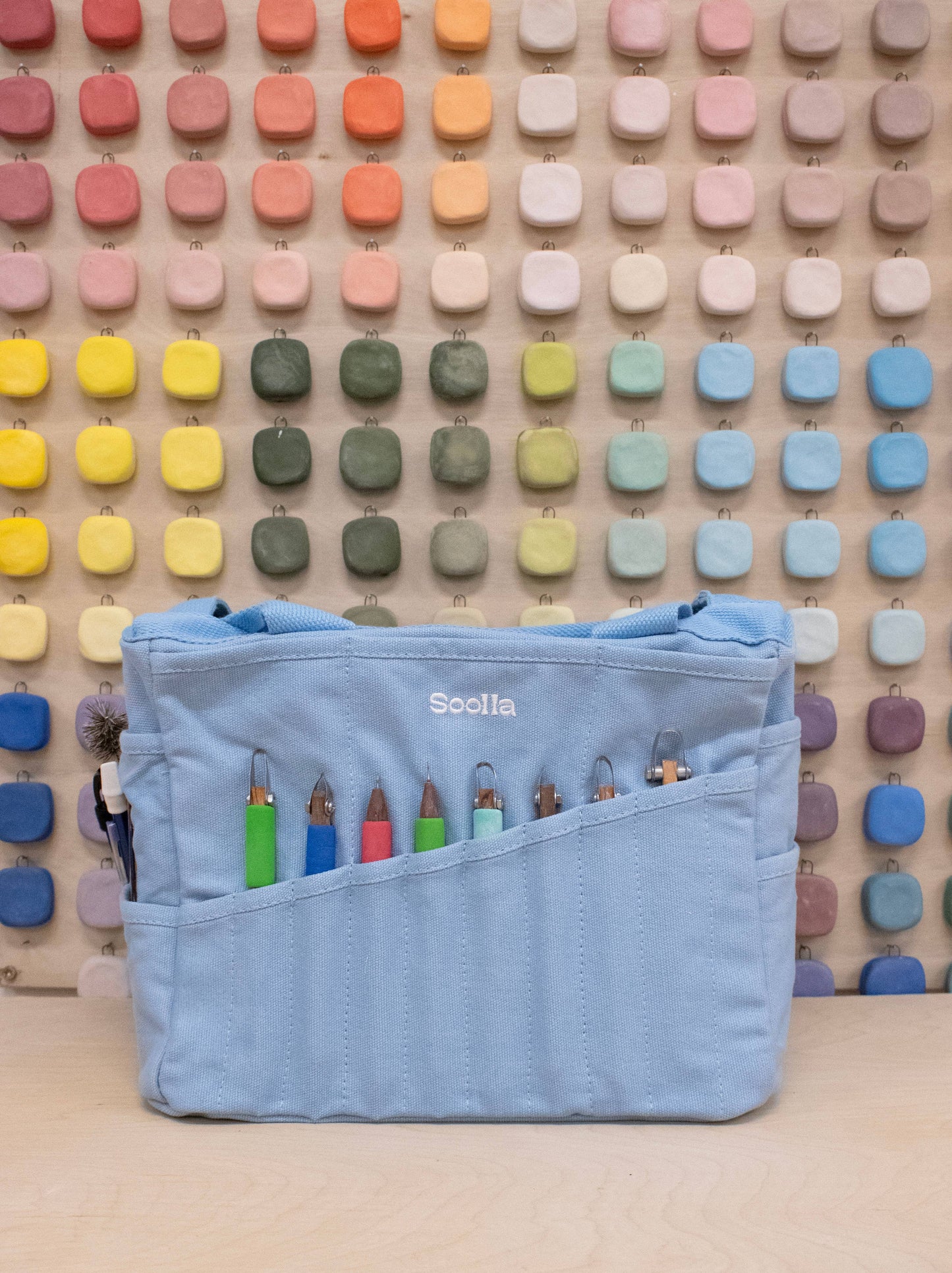 Soolla - Studio bag/Project bag - Blue Skies