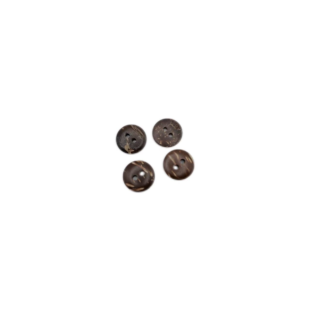 Coconut shell buttons - pack of 4